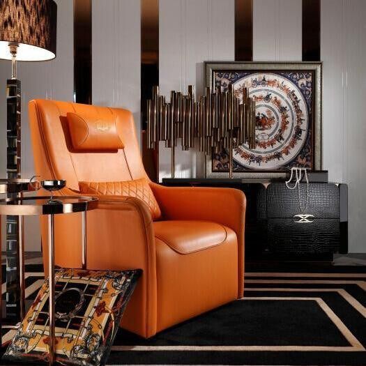 爱马仕橙 唤醒单调空间的软装魔法